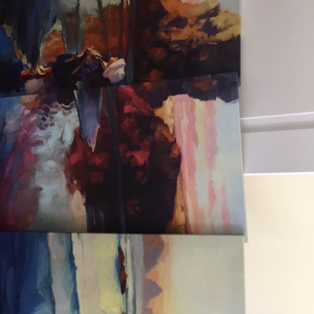 Steve Henderson three panel art